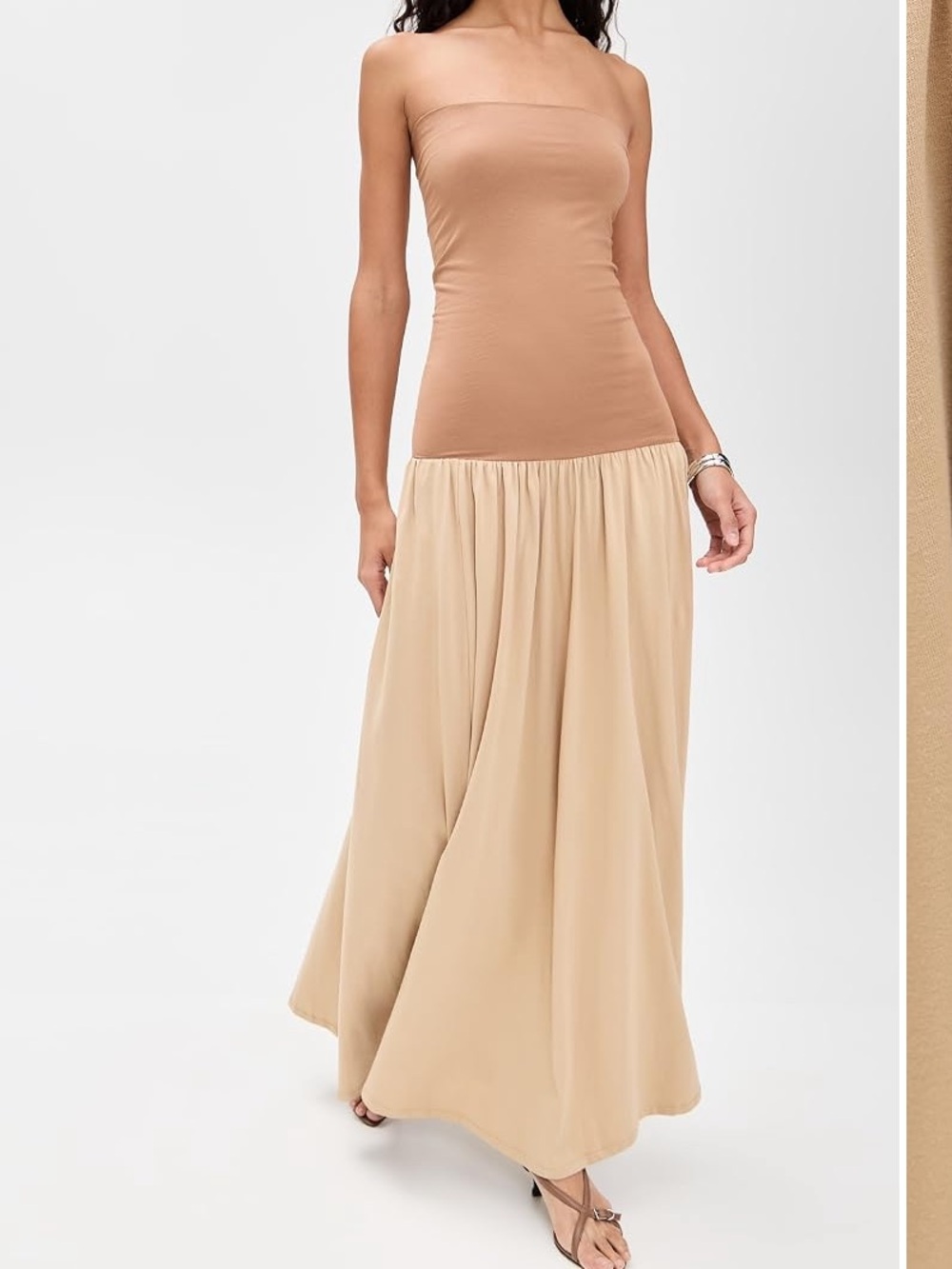 By Malene Birger Marciella dress cornstalk tan / brown size small